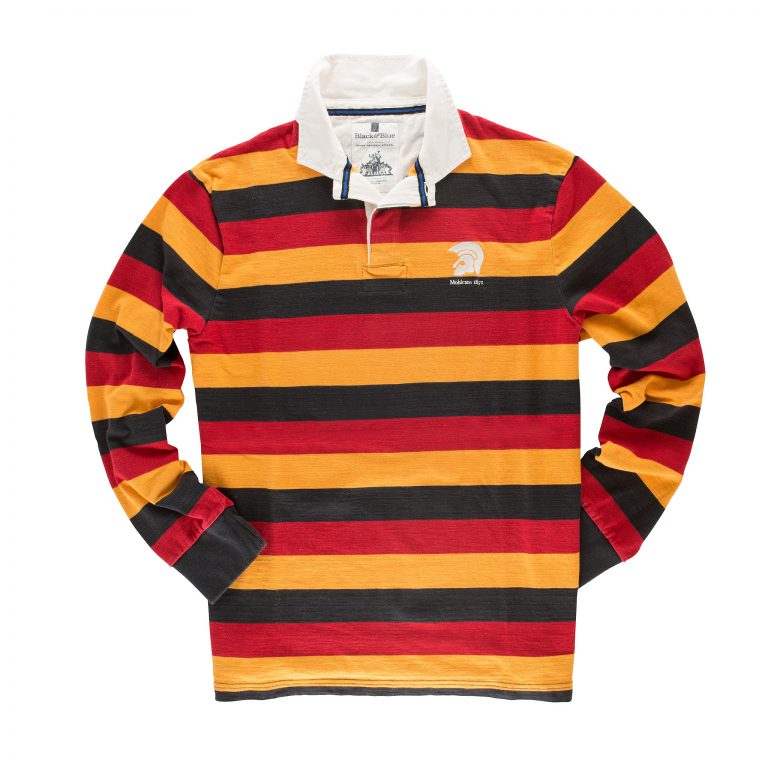 MOHICANS 1871 RUGBY SHIRT - BlackandBlue1871