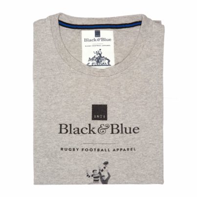 BB1871 Grey logo T-shirt - folded
