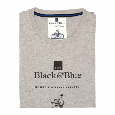 BB1871 Grey Logo T-shirt - Folded