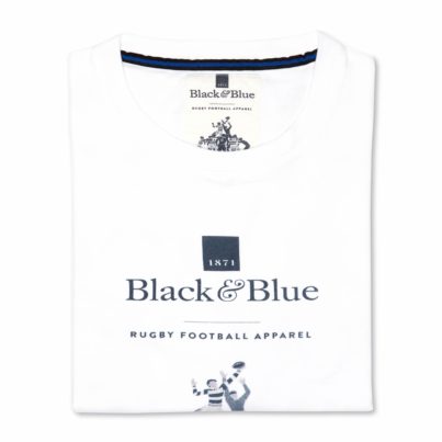 BB1871 White logo T-shirt - folded