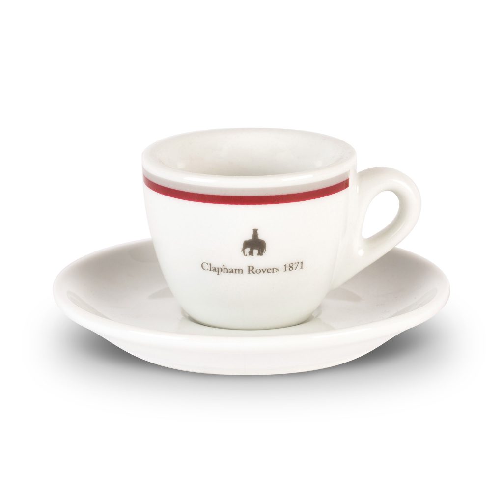 Clapham Rovers espresso cup and saucer