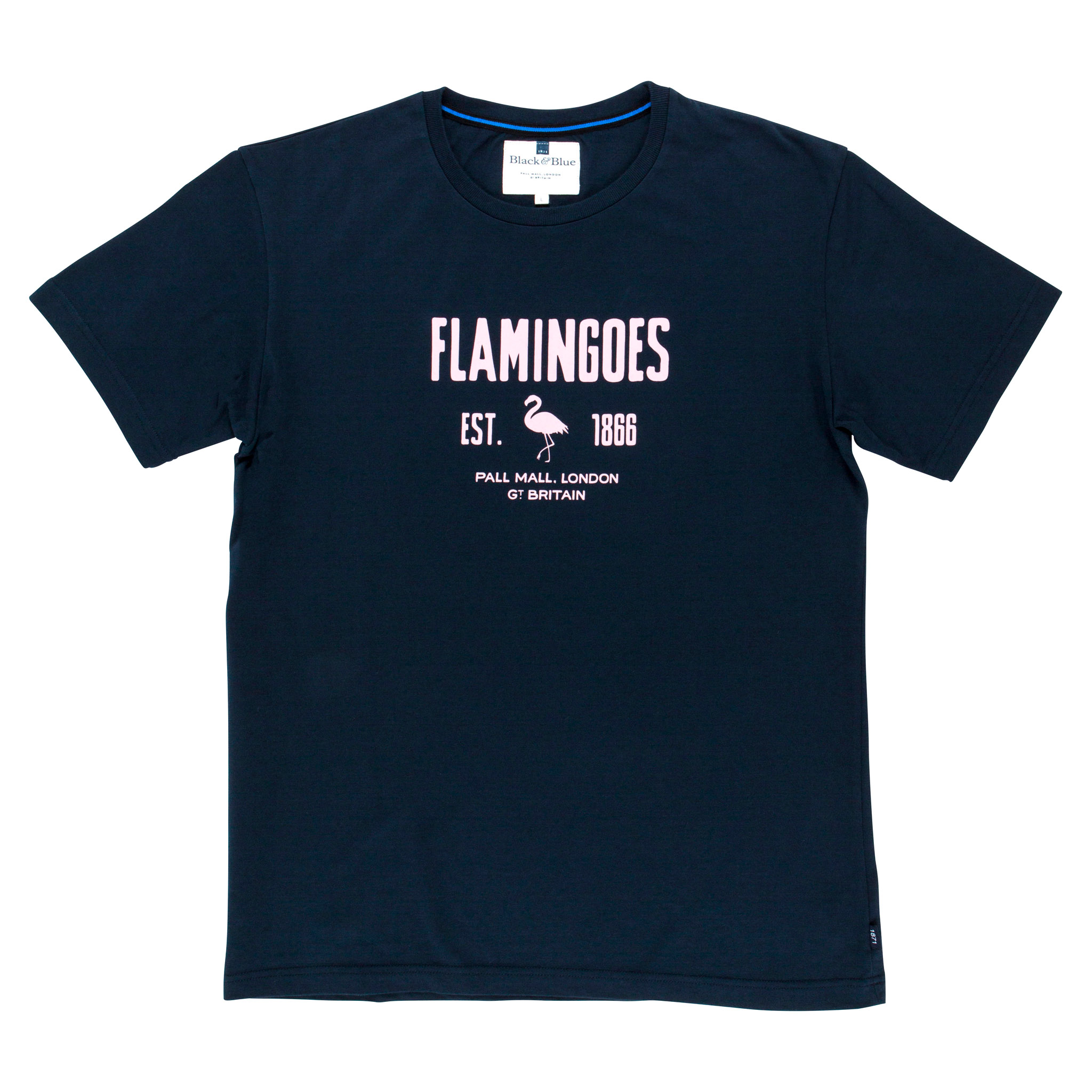 Flamingoes Navy T-shirt