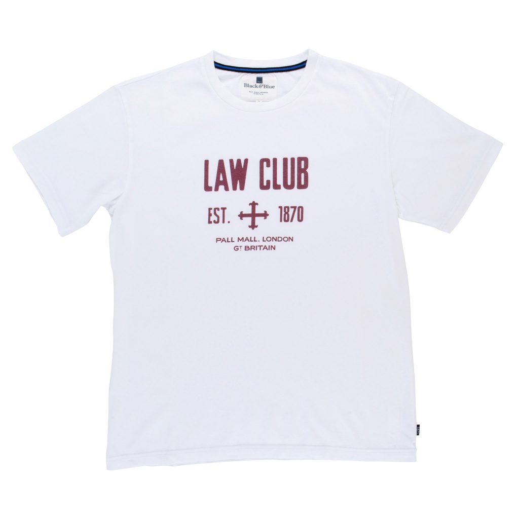 Law Club White T-shirt