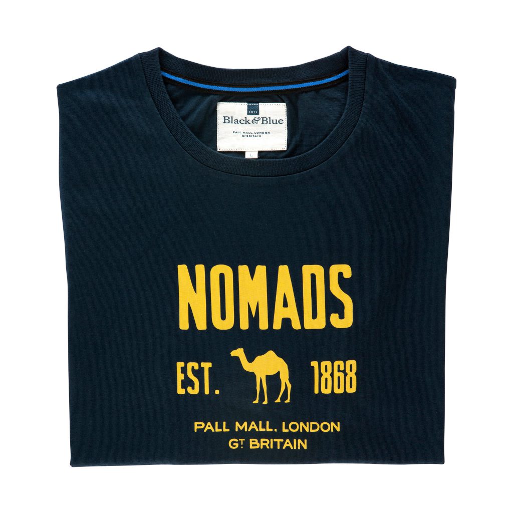 Nomads Navy T-shirt - folded
