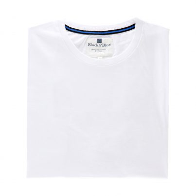 White Organic Cotton T-shirt - Folded