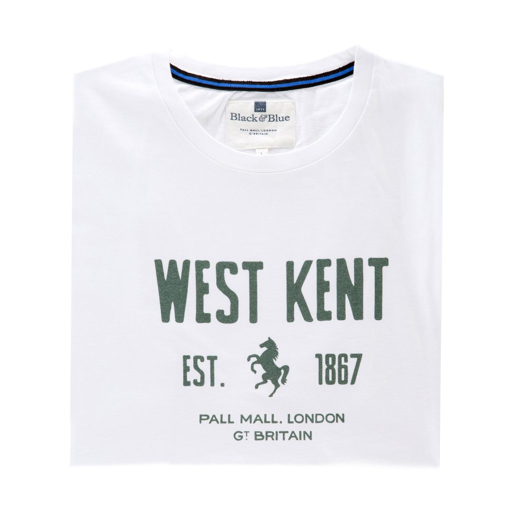 West Kent White T-shirt - folded