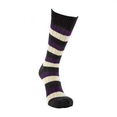 Belsize Park 1871 Heritage Merino Socks_Side