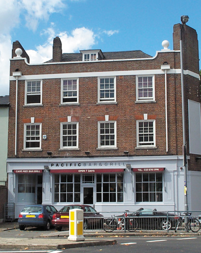 Location of Queen of England pub