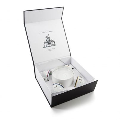 Espresso gift box with cups - open