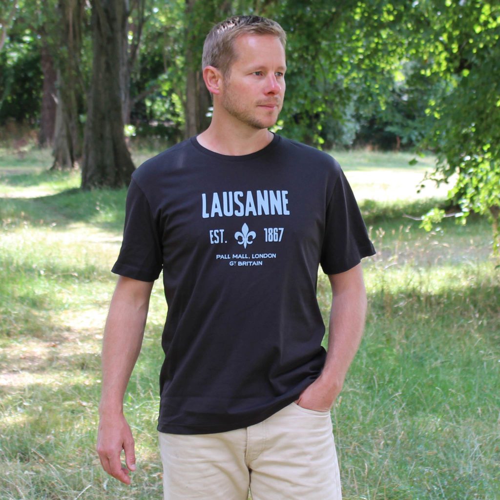 Lausanne Asphalt T-shirt model