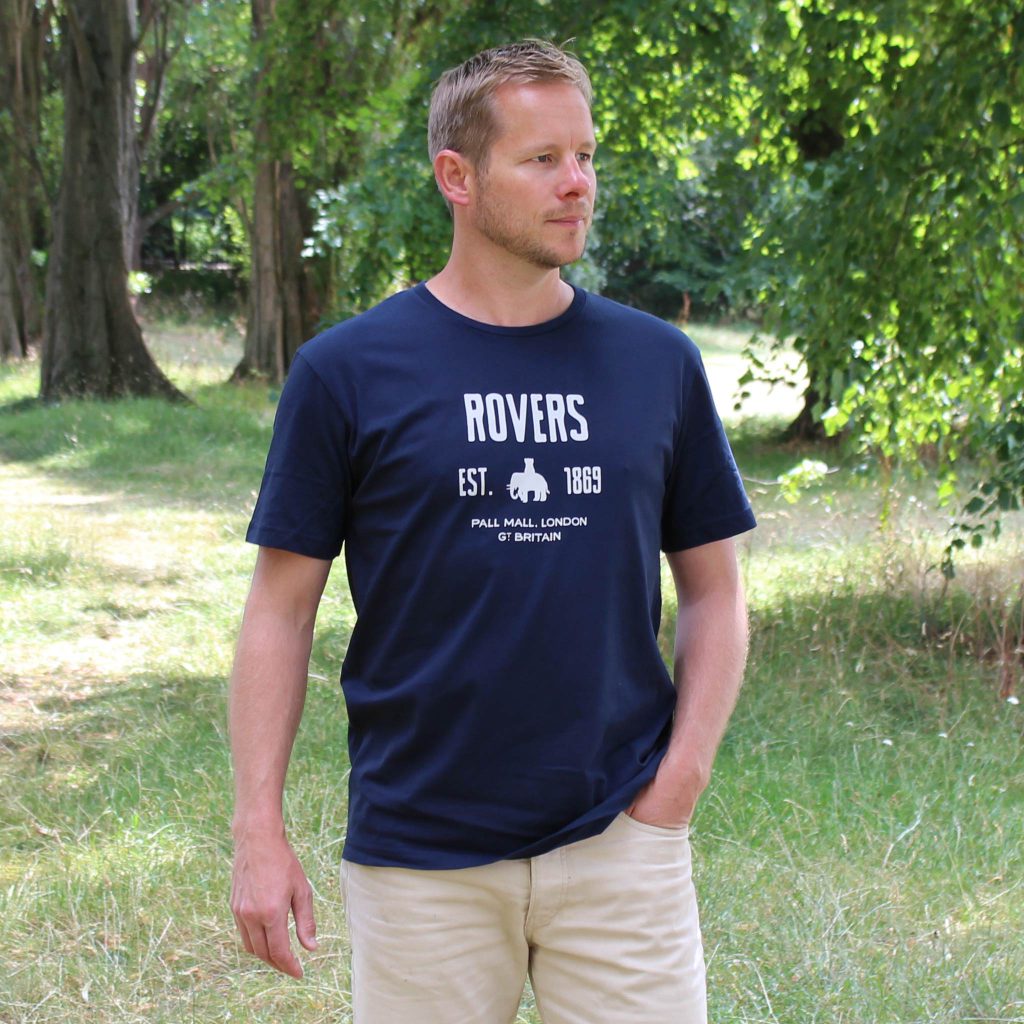 Rovers Navy T-shirt model