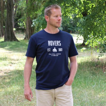 Rovers Navy T-shirt Model