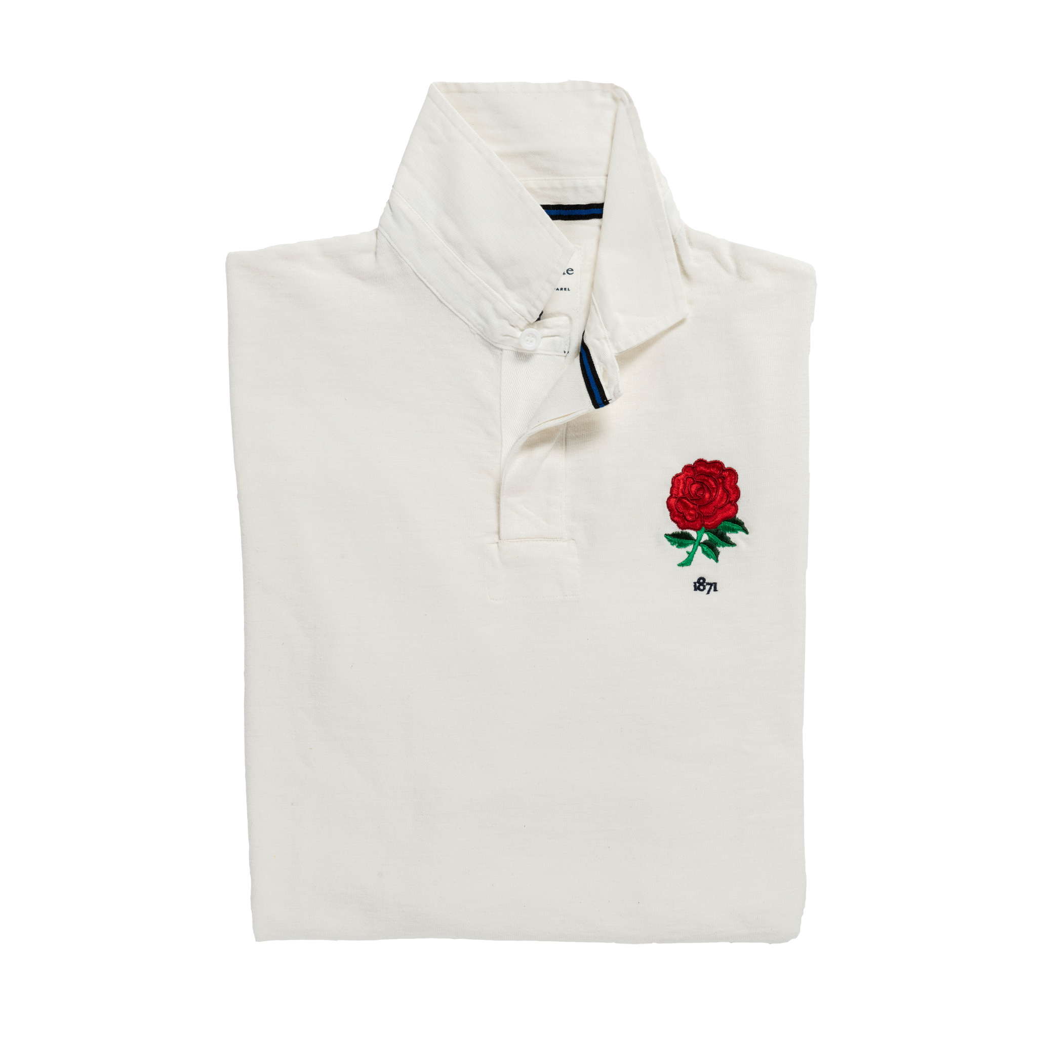 England 1871 Vintage Rugby Shirt_Folded