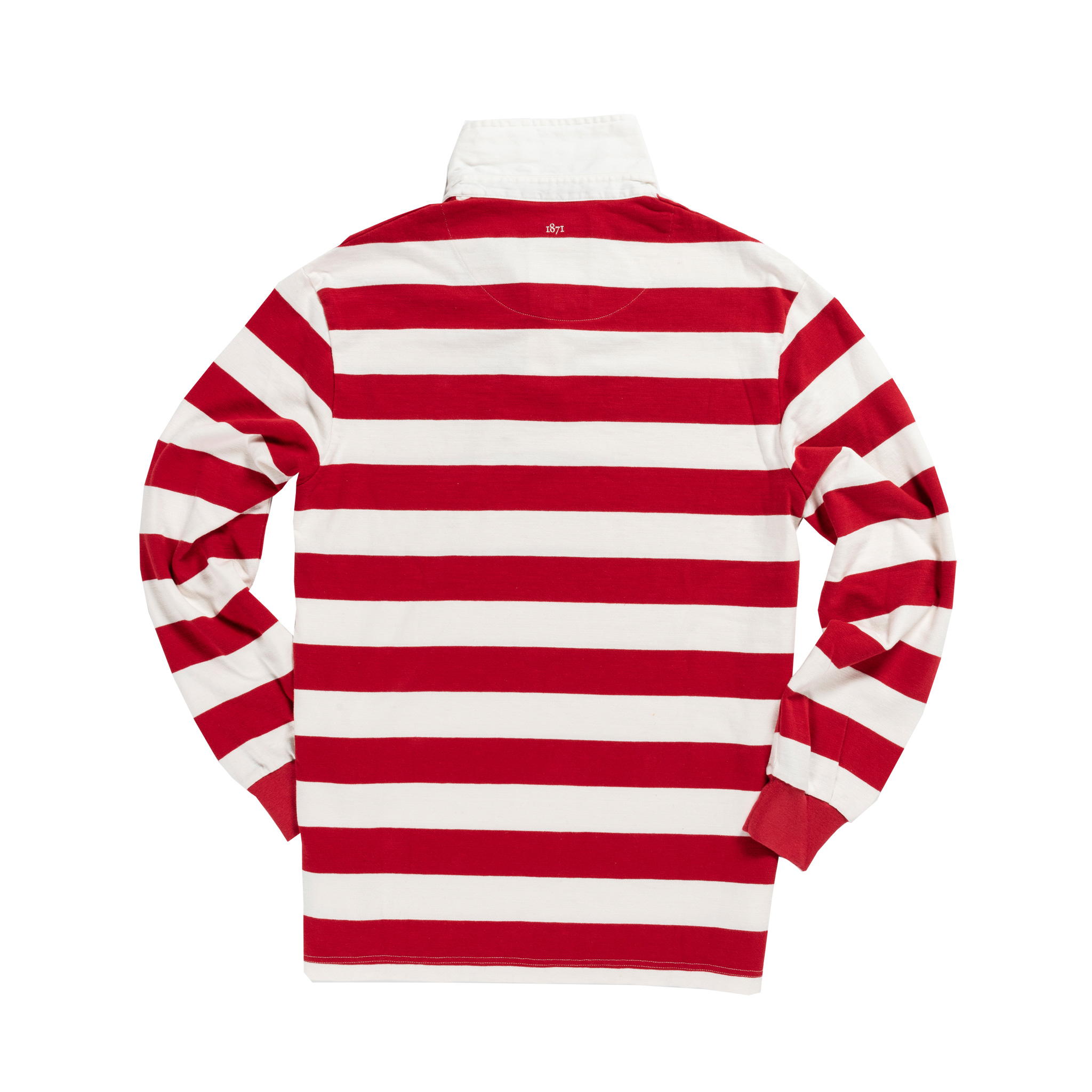black and white rugby shirt