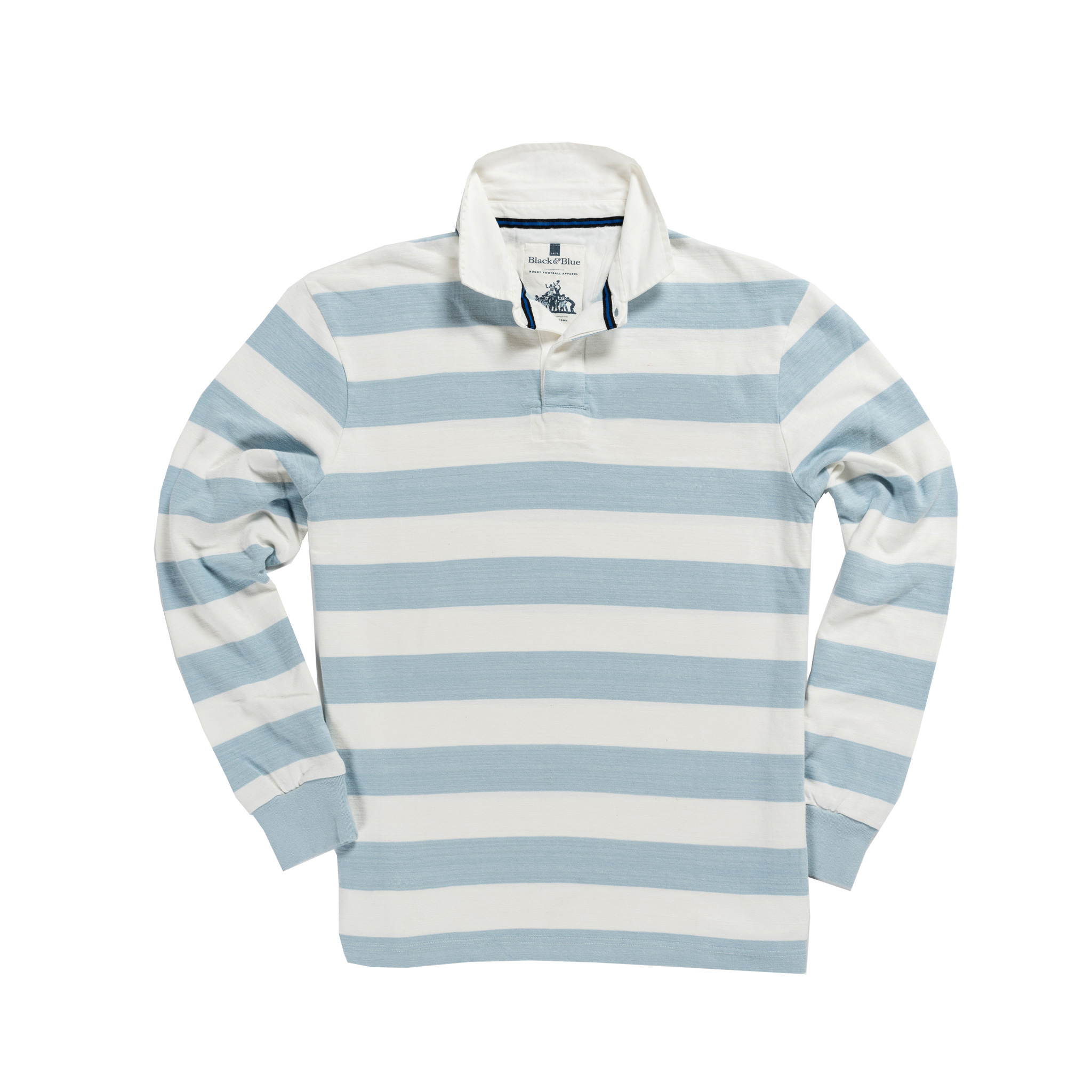 Classic Sky Blue and White 1871 Vintage Rugby Shirt