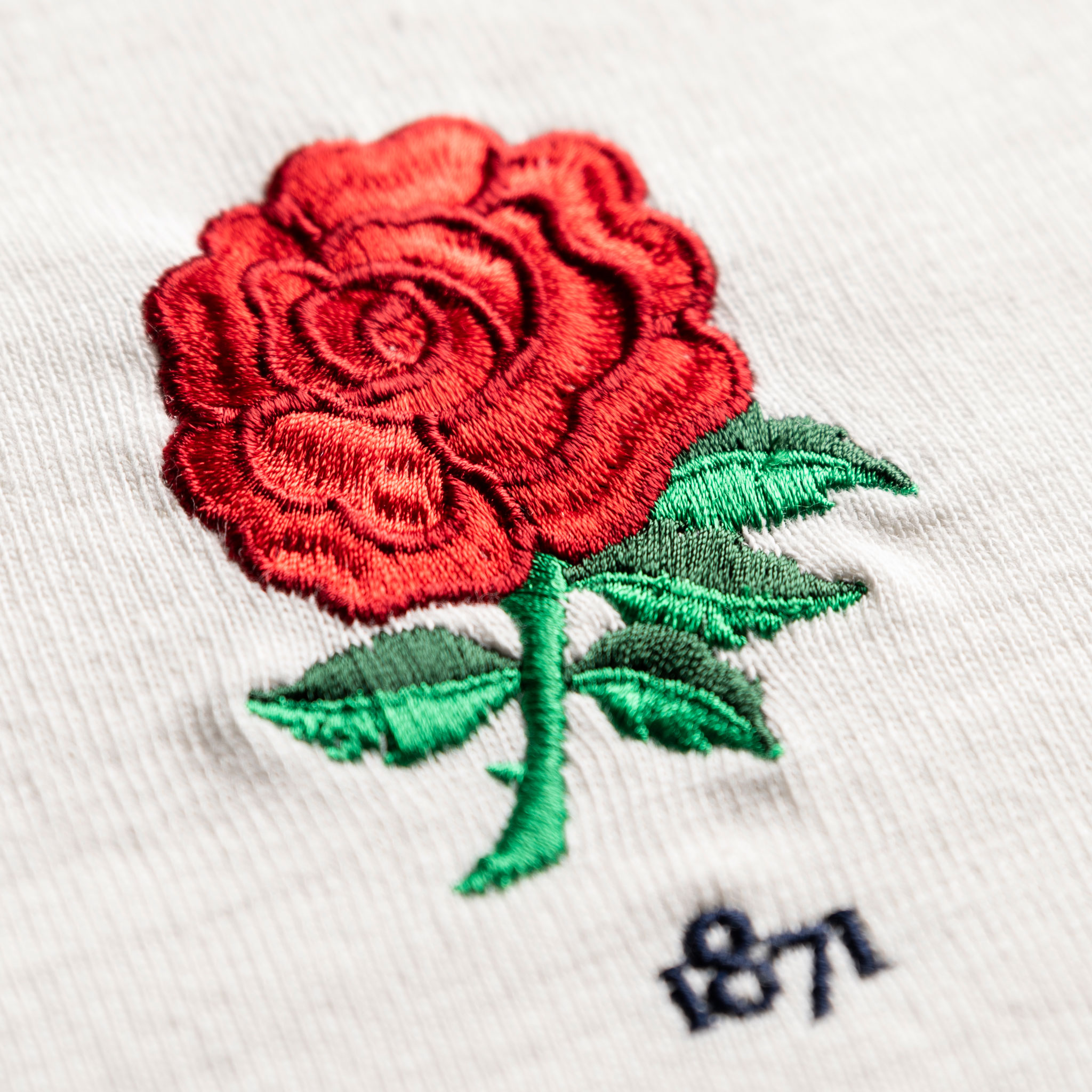 England 1871 Vintage Rugby Shirt_Rose Logo