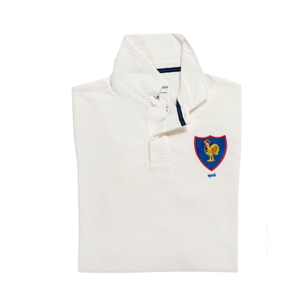 France 1906 Vintage Rugby Shirt - Away Strip