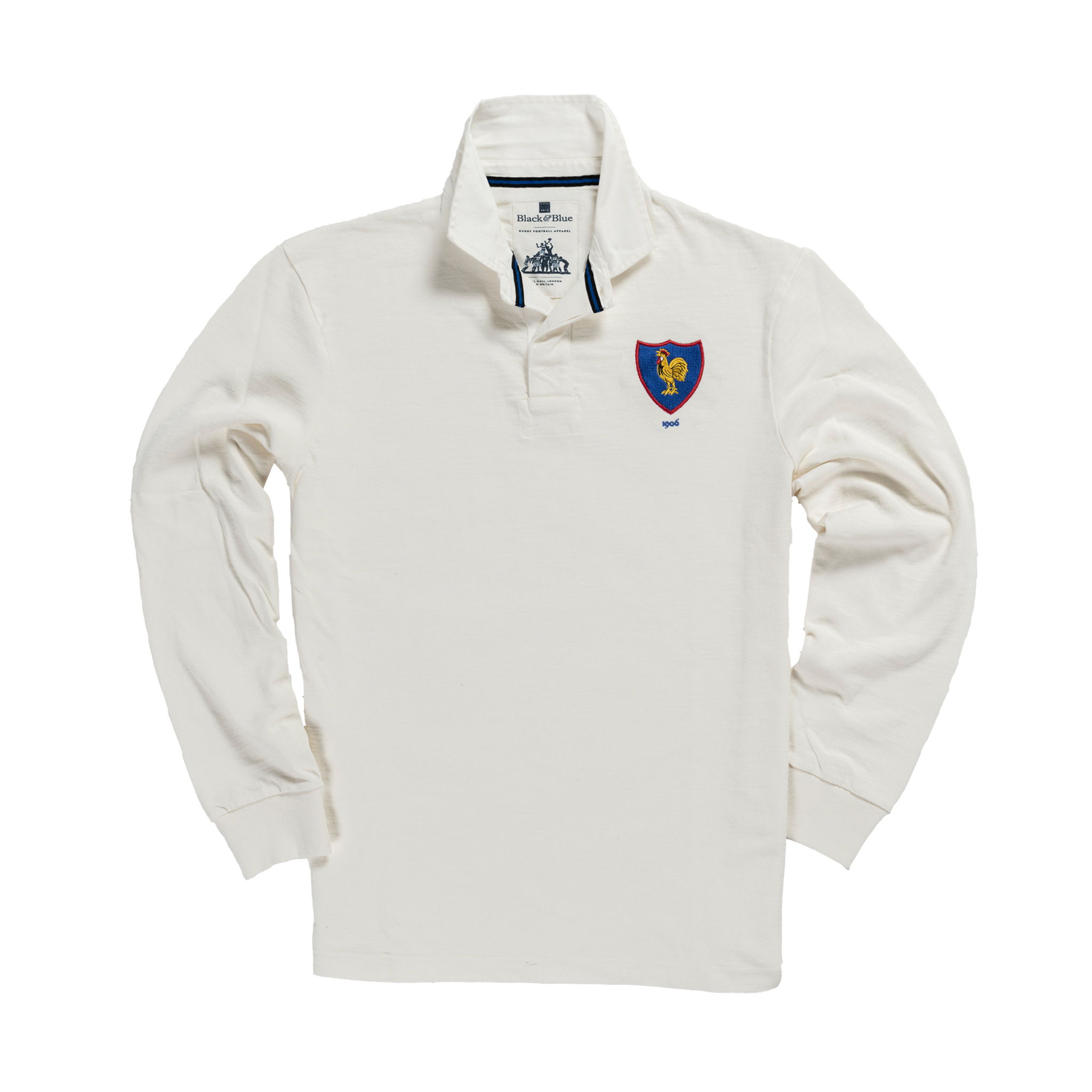 France 1906 Vintage Rugby Shirt - Away Strip