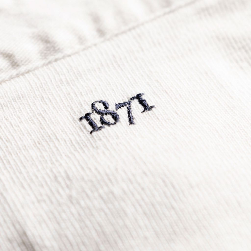 Classic White 1871 Vintage Rugby Shirt_1871
