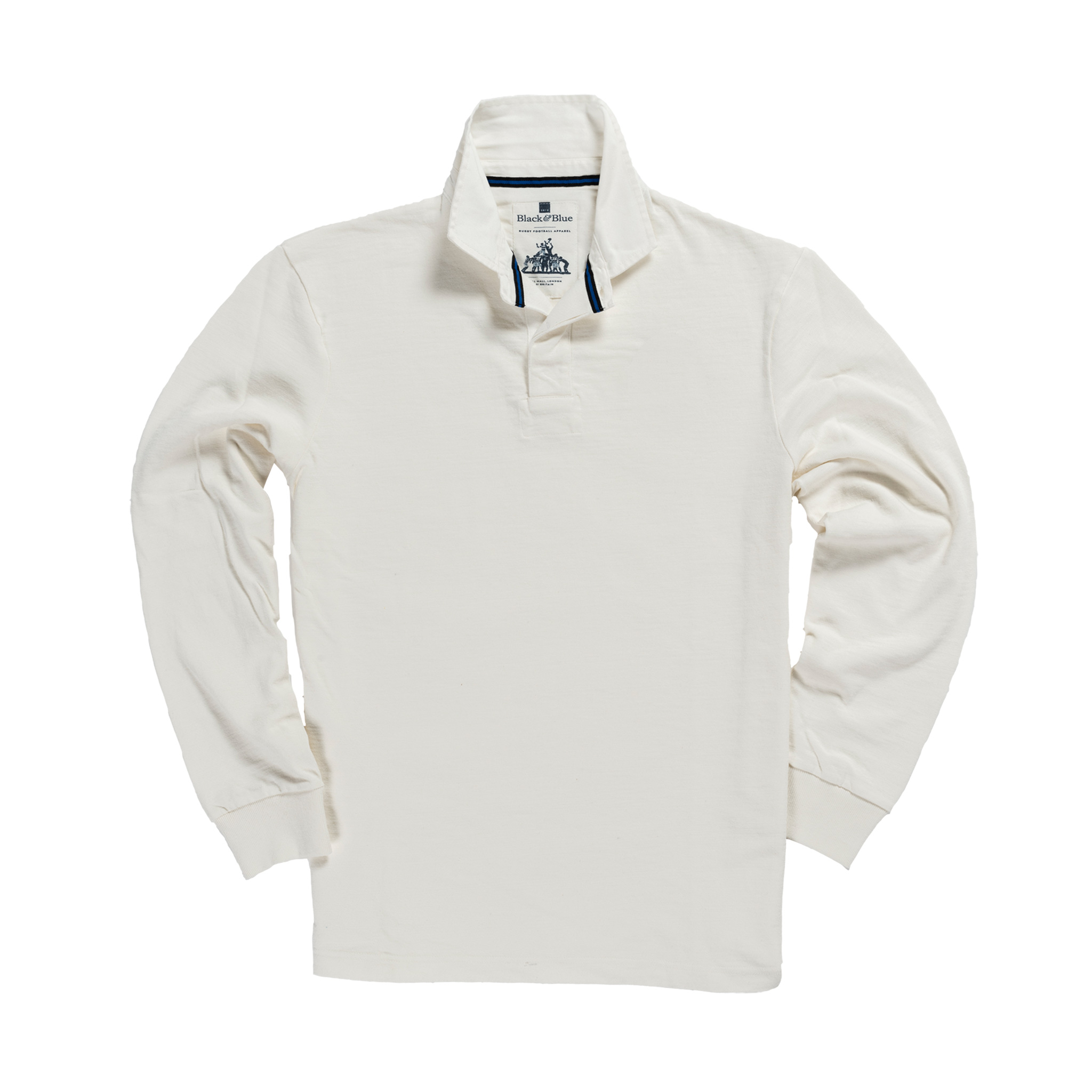 CLASSIC WHITE 1871 RUGBY SHIRT - BlackandBlue1871