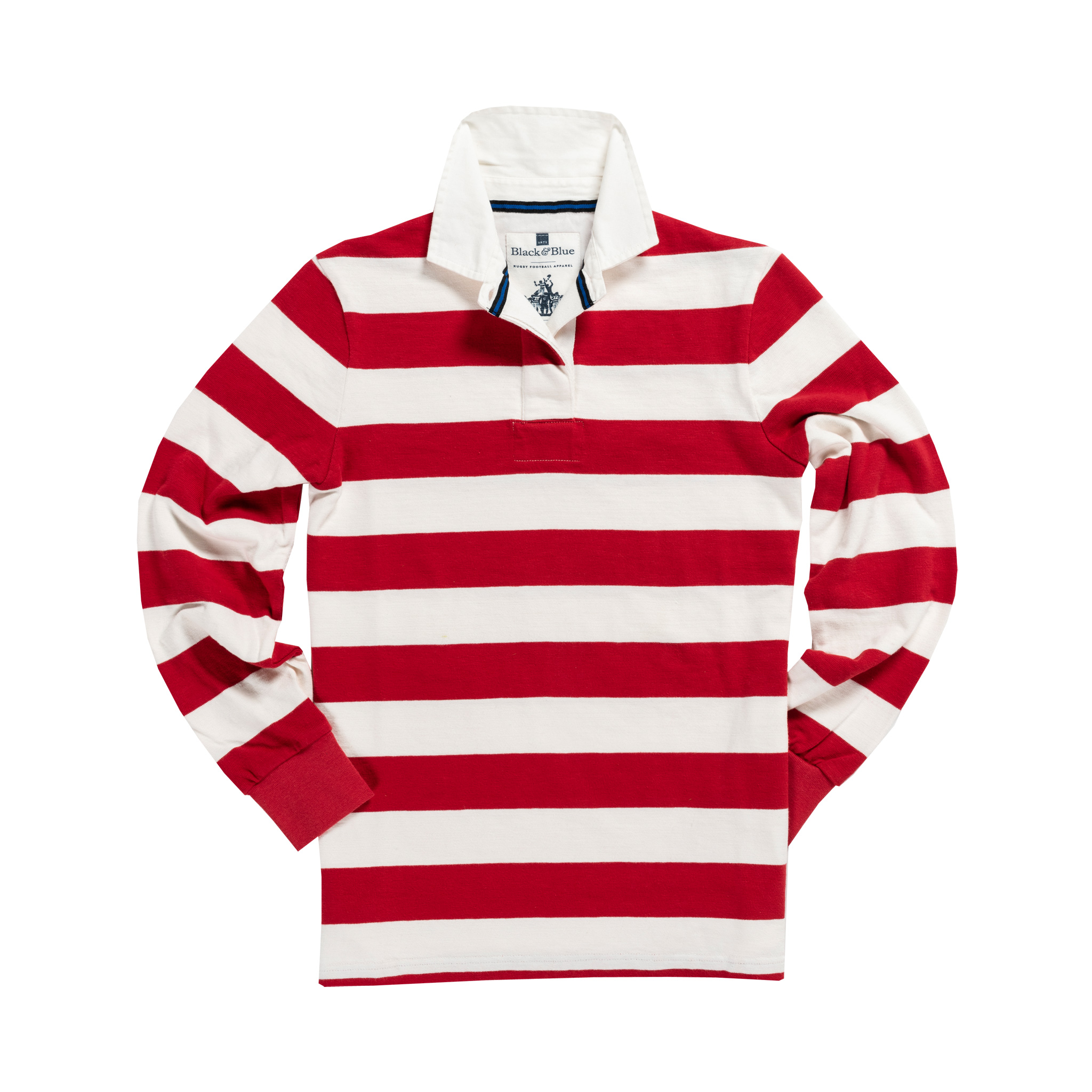 CLASSIC RED & WHITE 1871 WOMEN'S RUGBY SHIRT