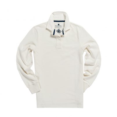 CLASSIC WHITE 1871 WOMEN’S RUGBY SHIRT