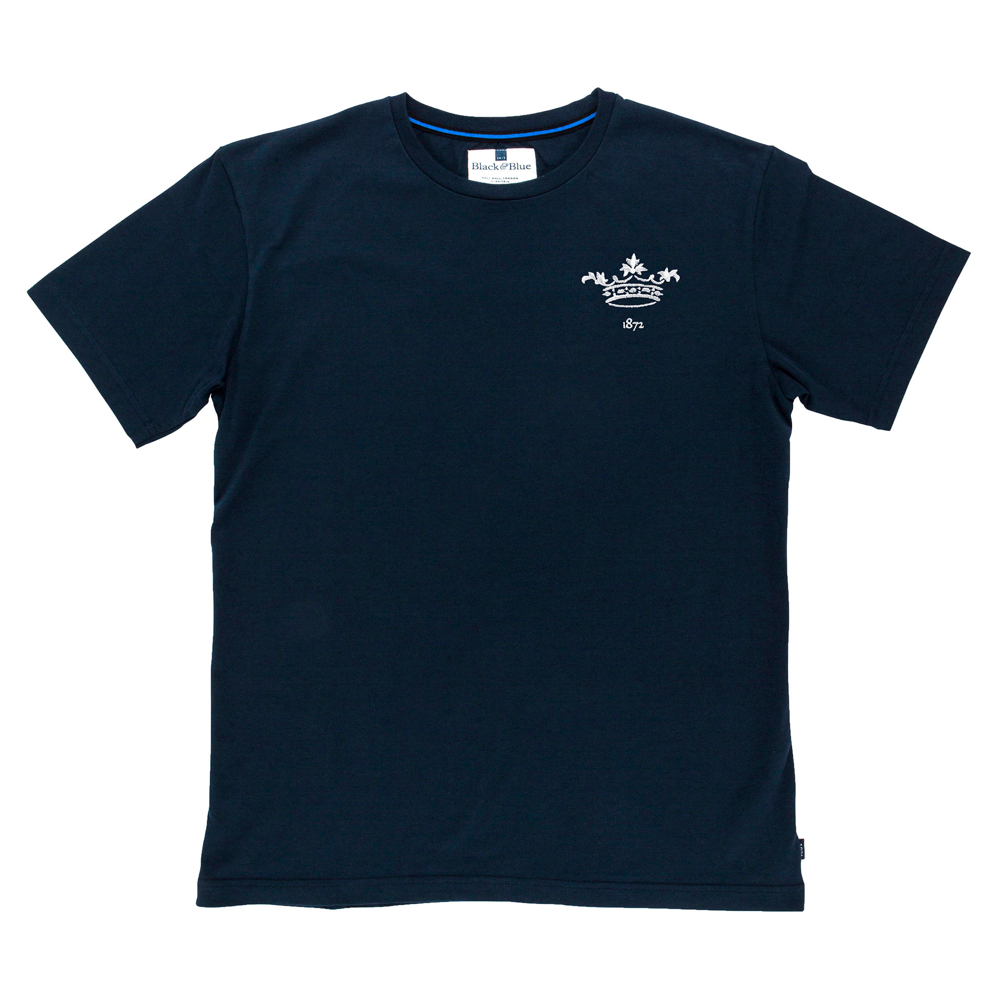 OXFORD 1872 NAVY T-SHIRT - BlackandBlue1871