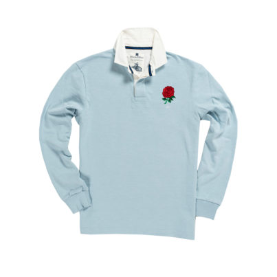 ENGLAND 1871 WOMEN’S RUGBY SHIRT – SKY BLUE