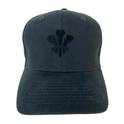 WALES BASEBALL CAP- BLACK LOGO