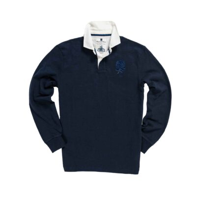 ENGLAND 1871 RUGBY SHIRT – NAVY LOGO