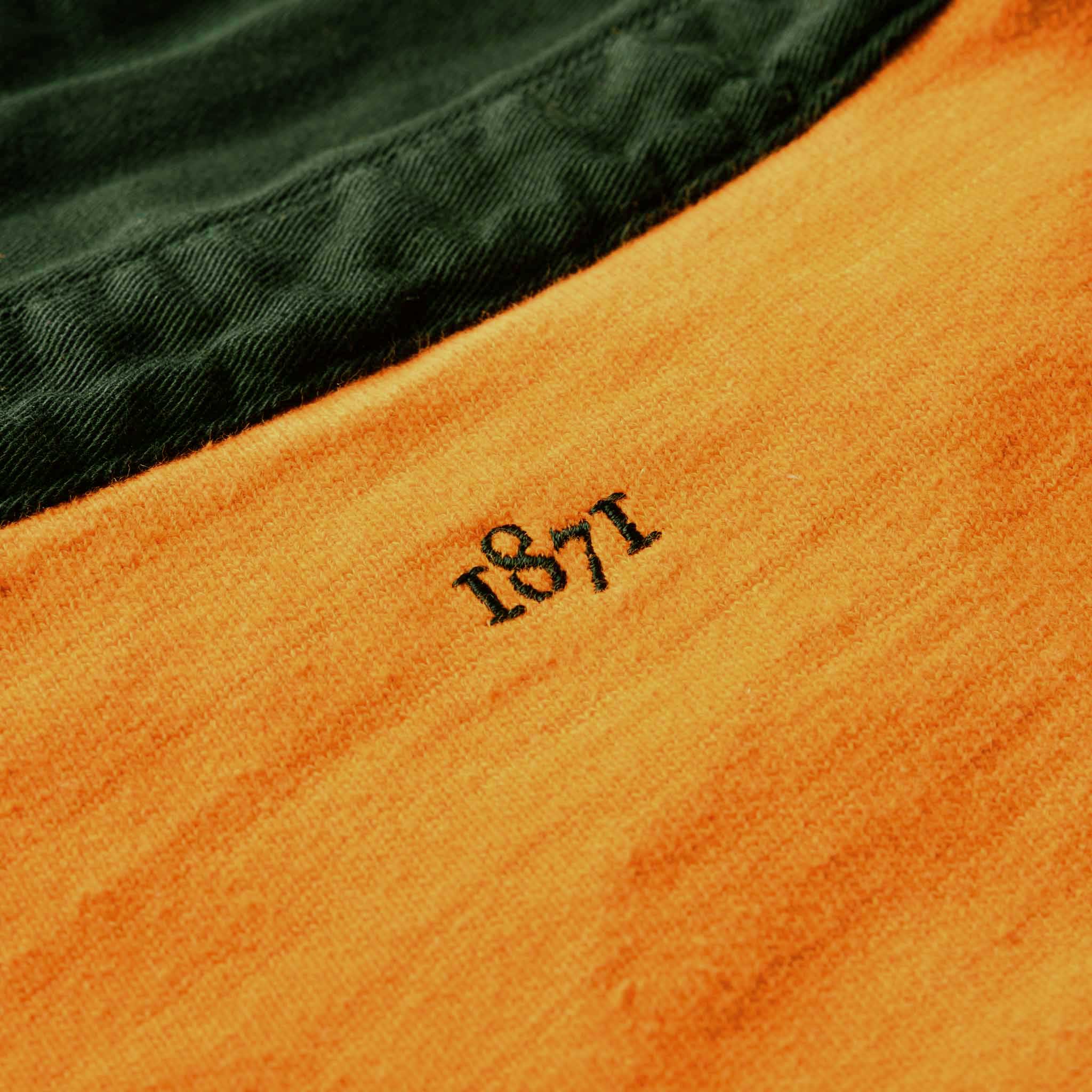 Classic Orange 1871 Vintage Rugby Shirt_1871
