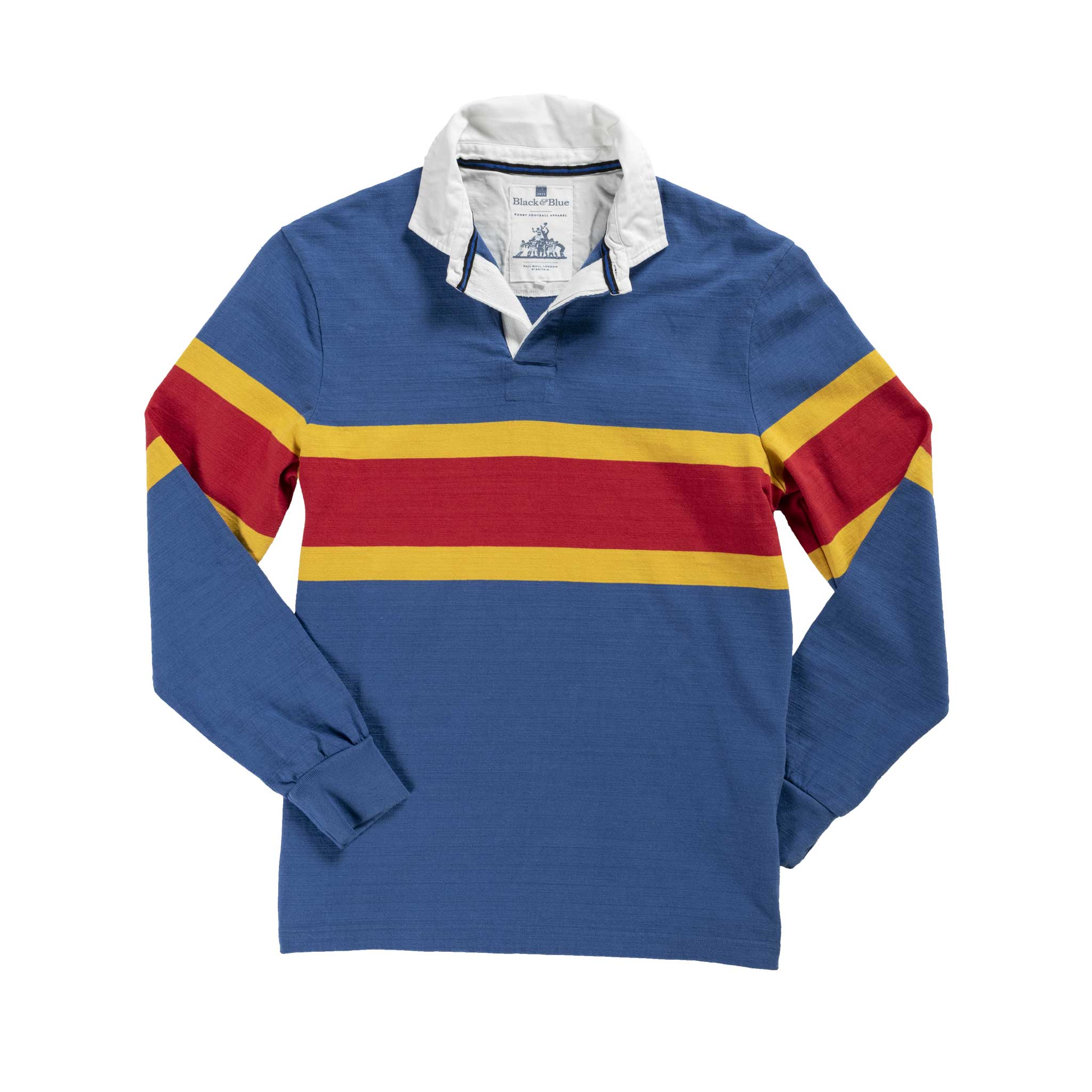 Blue Outdoor Heritage Rugby Shirt_Front