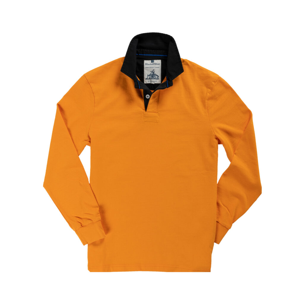 Classic Orange 1871 Vintage Rugby Shirt_Front