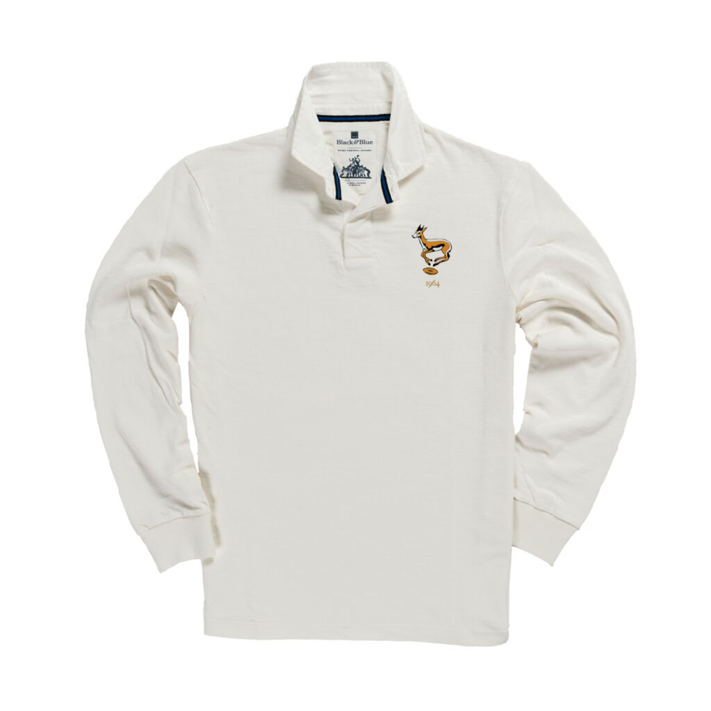 South Africa 1964 White Rugby Shirt_Fron