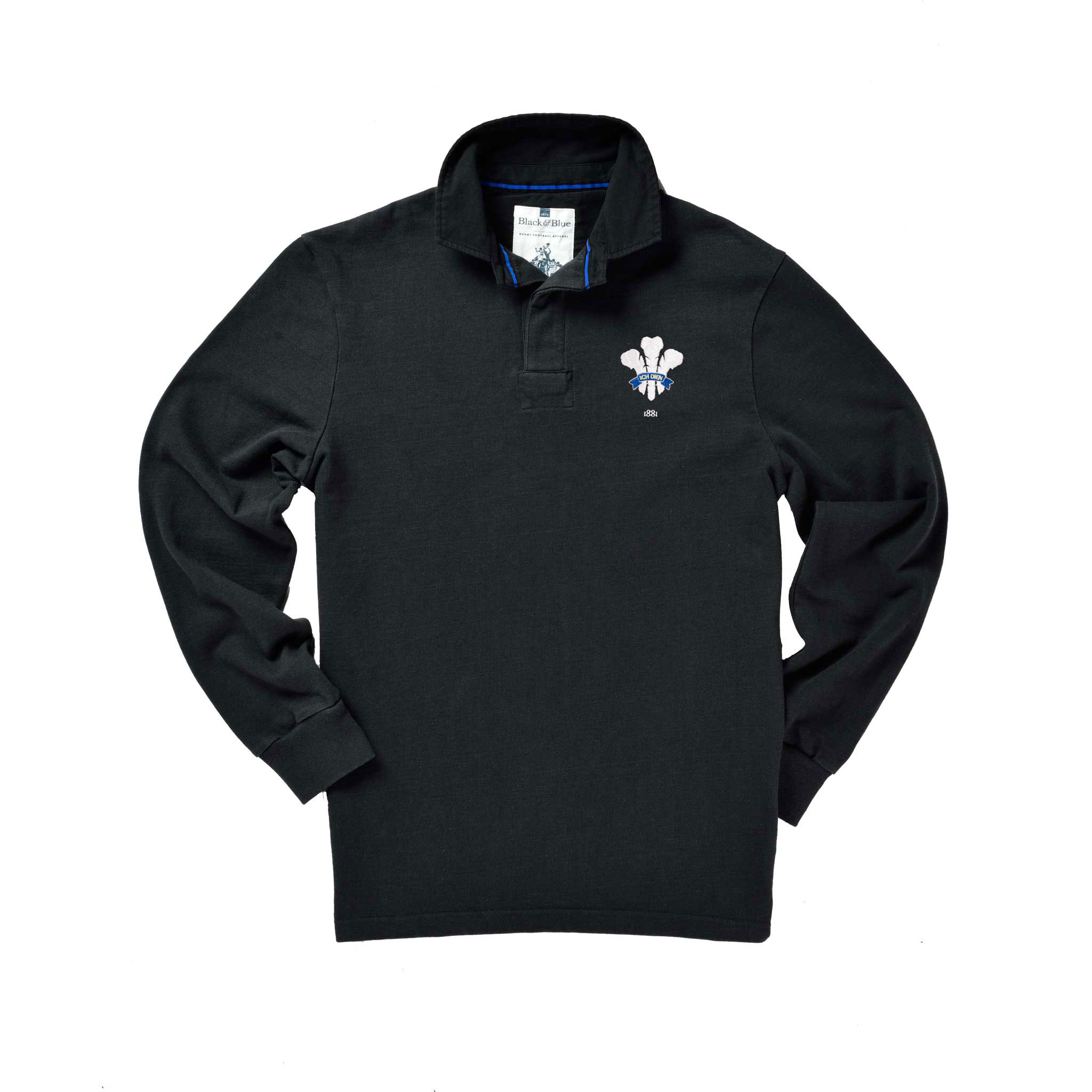 Black shop rugby jumper