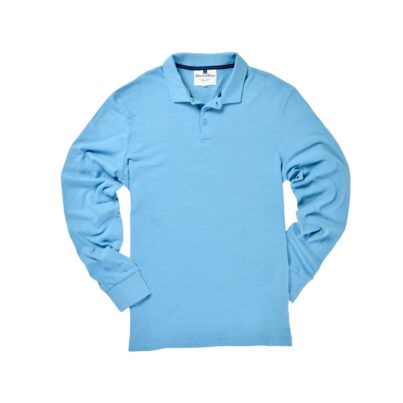AZURE BLUE 1871 POLO SHIRT