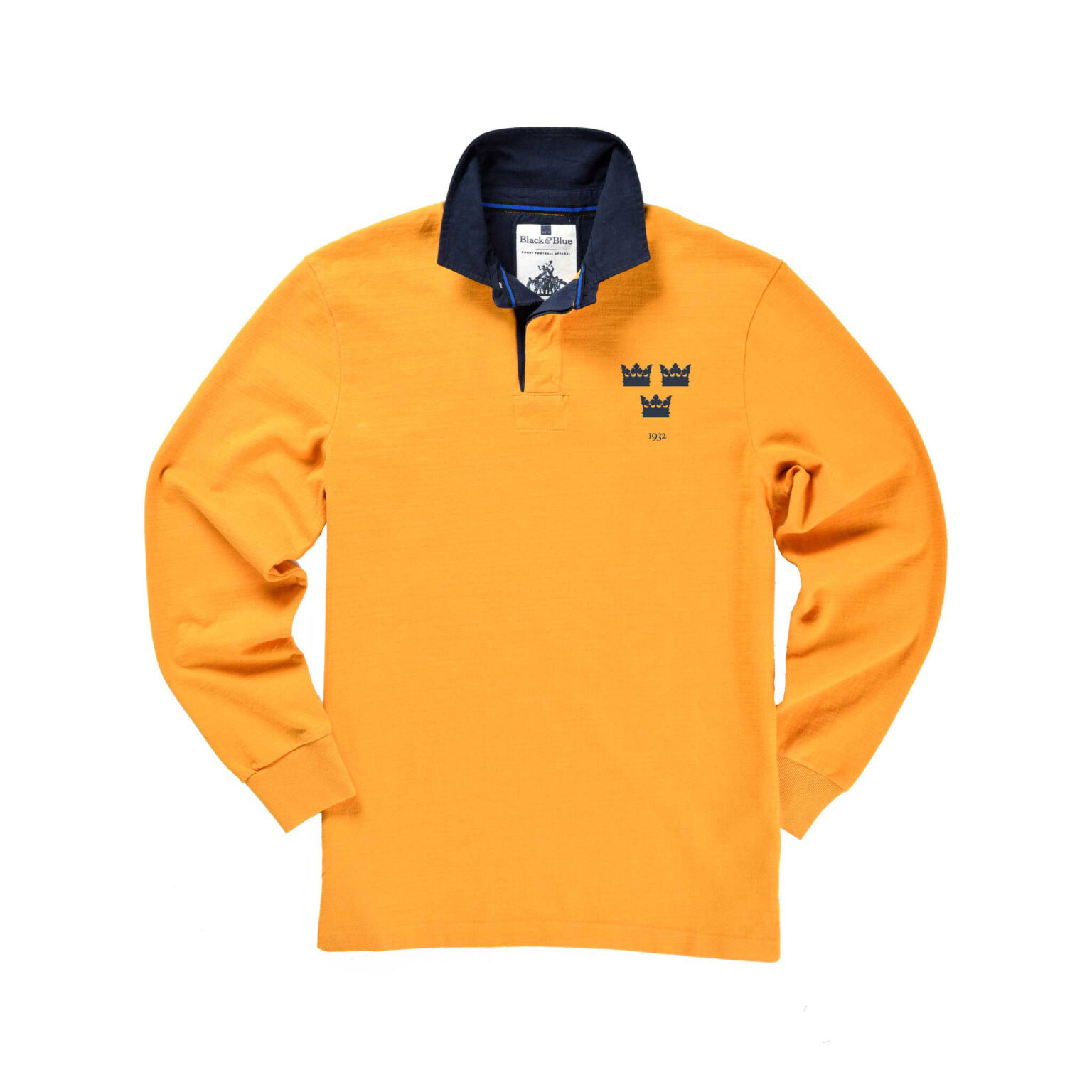 SWEDEN 1932 RUGBY SHIRT - BlackandBlue1871