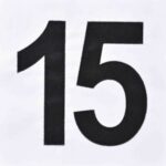 White Number Patch