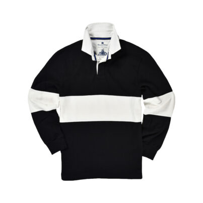 CLASSIC WHITE HOOP RUGBY SHIRT