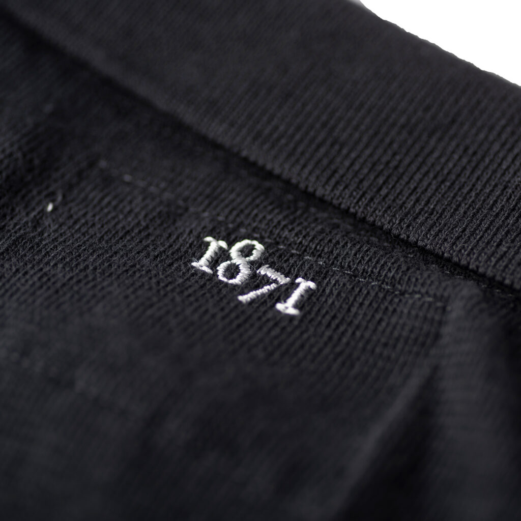 Black 1871 Polo Shirt_1871