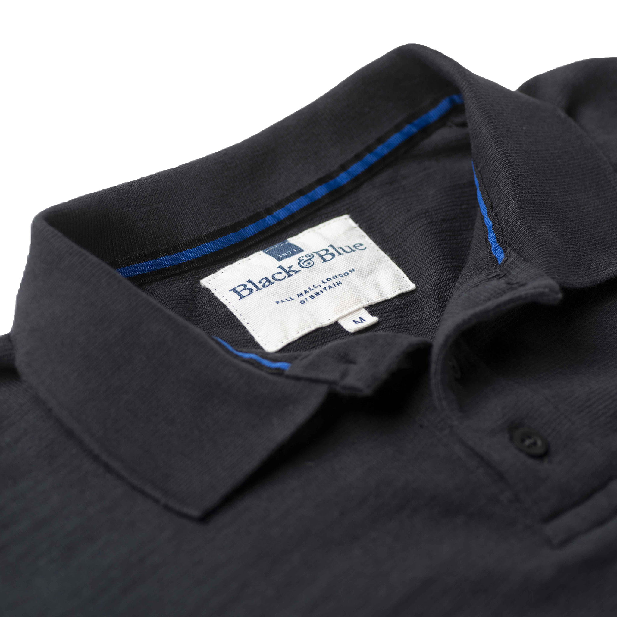 Black 1871 Polo Shirt_BBLabel