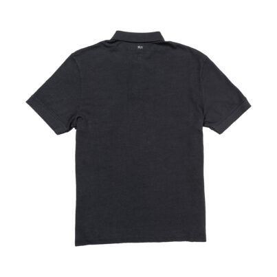 Black 1871 Polo Shirt_Back