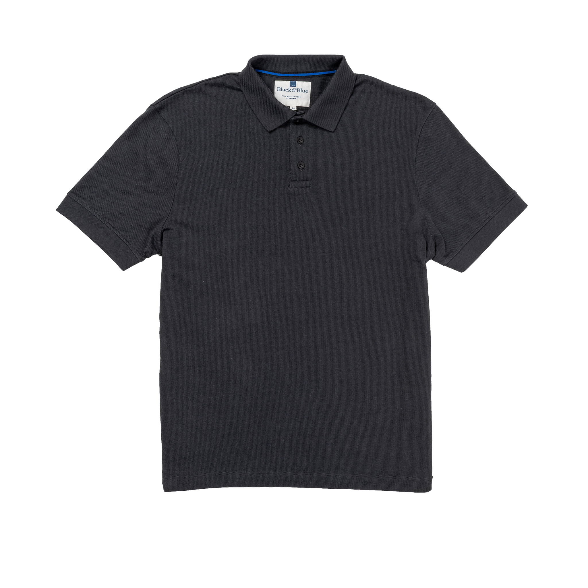 Black 1871 Polo Shirt_Front