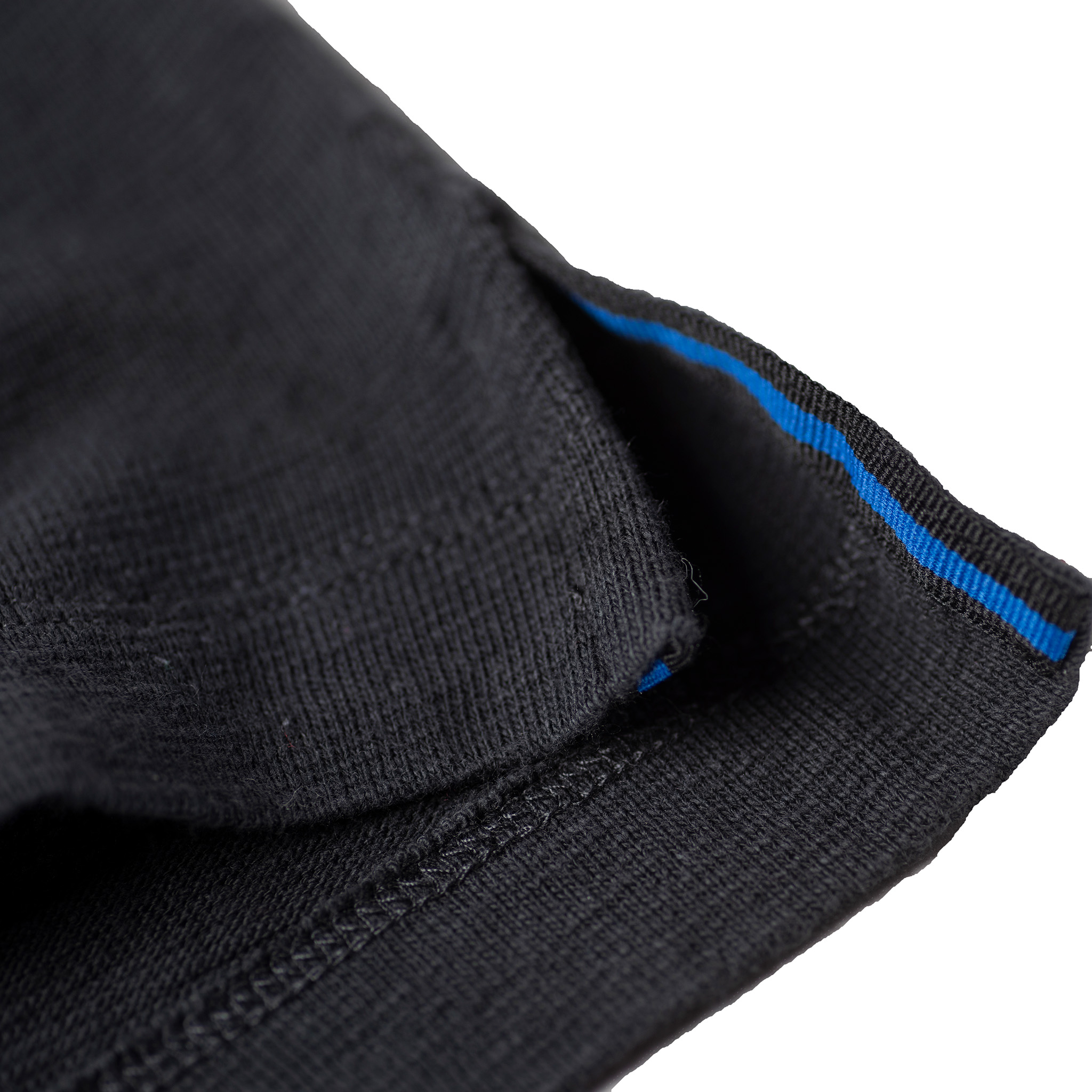 Black 1871 Polo Shirt_Hem