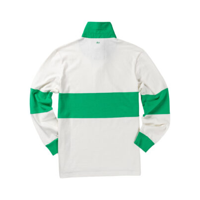 Bright Green Hoop 1871 Rugby Shirt_Back