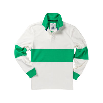 SAILING HERITAGE RUGBY SHIRT – BRIGHT GREEN