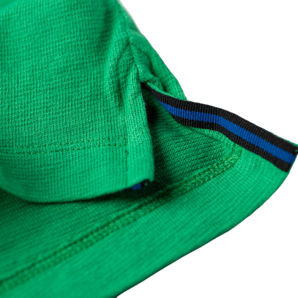 Bright Green 1871 Polo Shirt_Hem