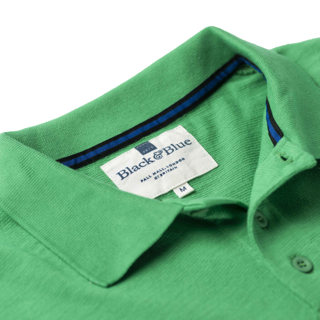 Bright Green 1871 Polo Shirt_BBLabel