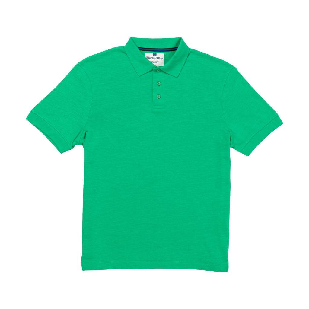 Bright Green 1871 Polo Shirt_Front