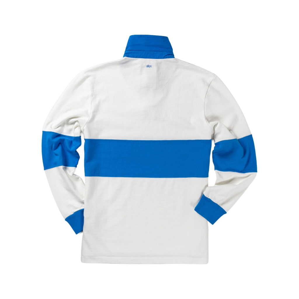 French Blue Hoop 1871 Rugby Shirt_Back